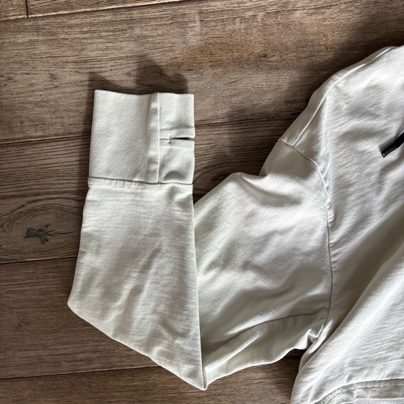 Oakley Women's Off-White Cropped Hoodie - Picture 4 of 6